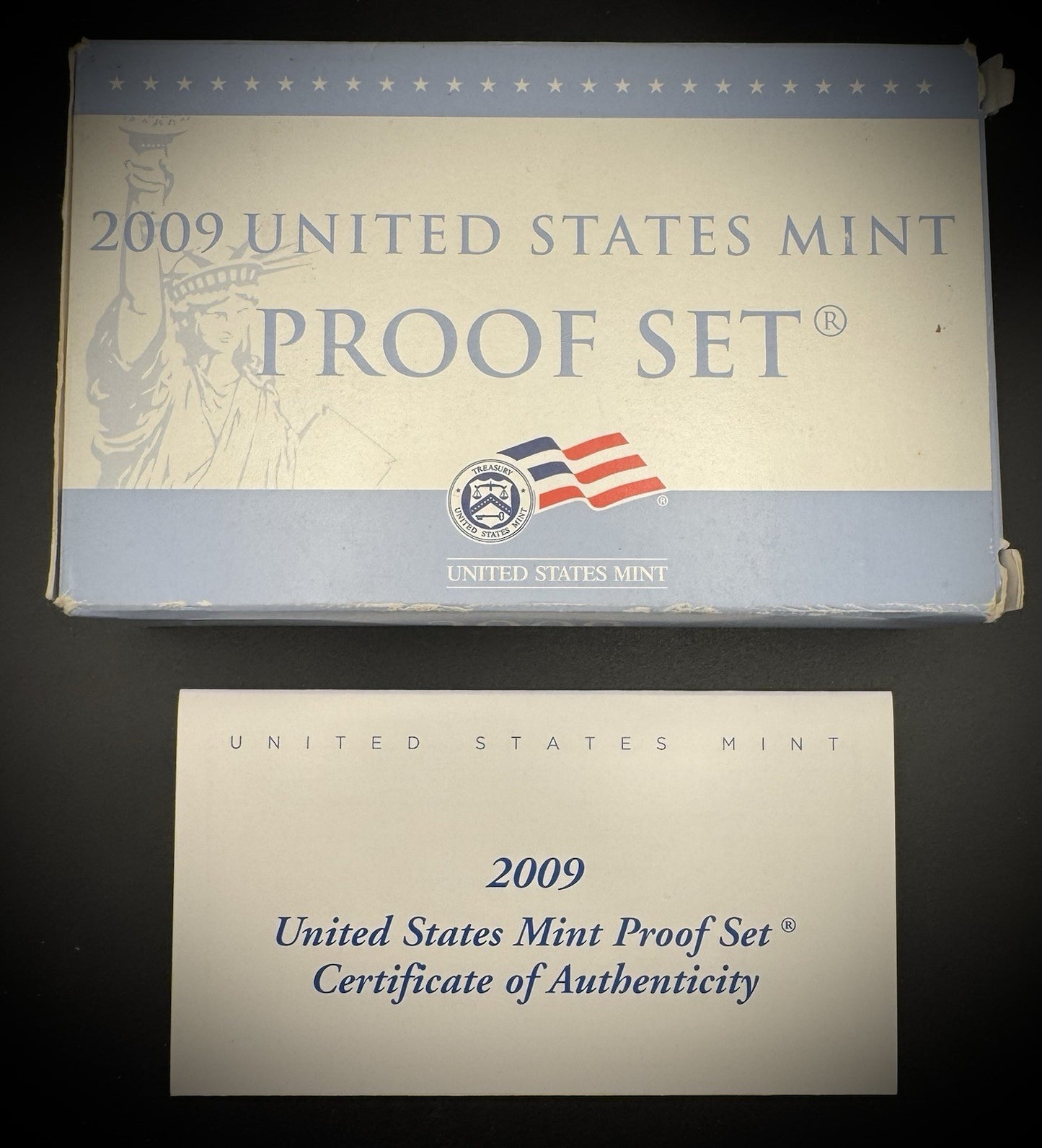2009-S DCUS Territories Quarter GEM PROOF Clad 6 Coin Set w 2009 US Mint Box COA3