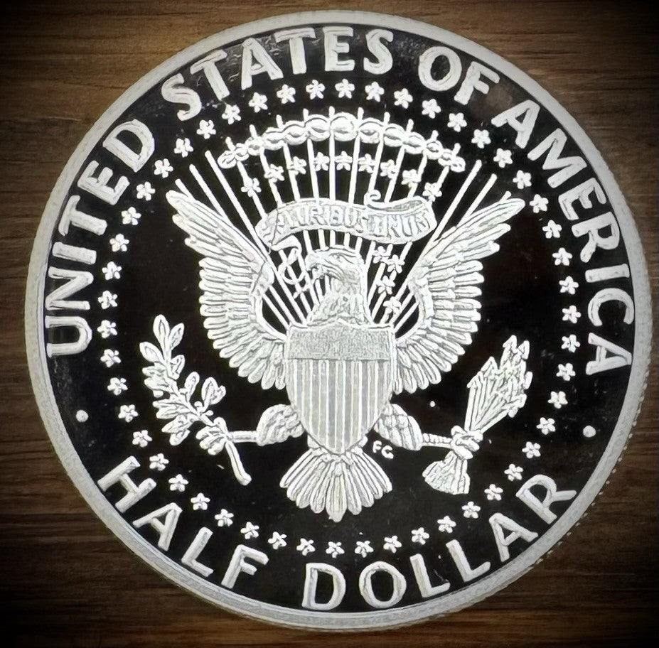 2010S 90% SILVER GEM PROOF Kennedy Half Dollar 50C .900 Fine DEEP ULTRA CAMEO1