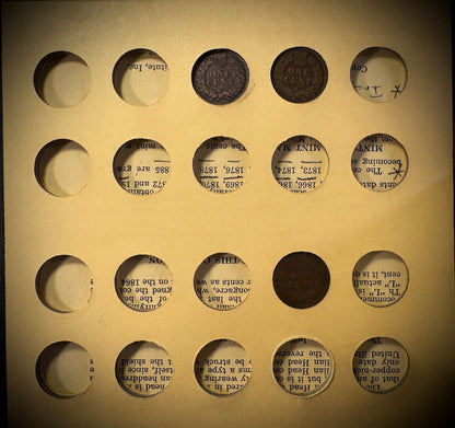 1857-1909 Flying Eagle Indian Head Cent Collection 33 Coins Starter Set SEMIKEYS8