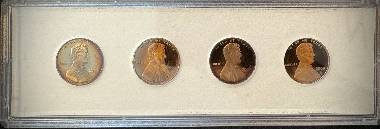 2009-S Lincoln Bicentennial Cent Penny PROOF Coin Set GORGEOUS Naturally Toned1