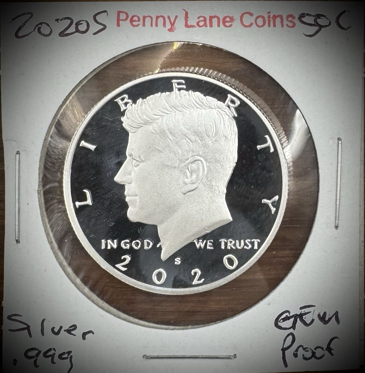 2020-S Kennedy Half Dollar GEM PROOF .999 Silver2