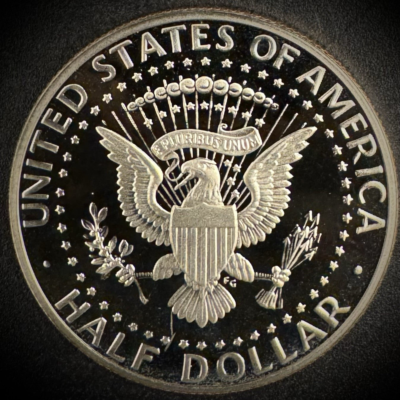 1990-S GEM PROOF Kennedy Half Dollar Clad 50C DEEP ULTRA CAMEO1