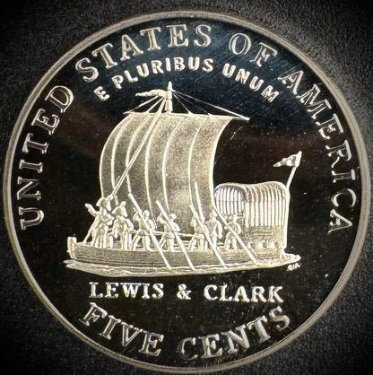 2004-S Jefferson Nickel GEM PROOF DEEP ULTRA CAMEO Westward Journey 2 Coin Set5