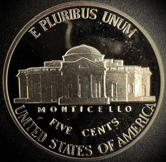 1991-S Jefferson Nickel PROOF DEEP ULTRA CAMEO Coin From US Mint Proof Set1