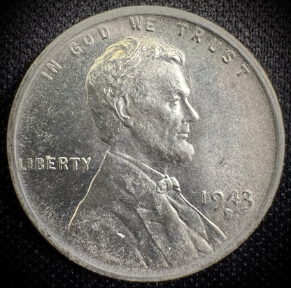 1943-S Lincoln Wheat Penny Cent Choice BU Brilliant Uncirculated #70