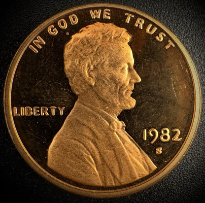 1982-S Lincoln Memorial Cent PROOF Coin0