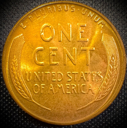 1940 Lincoln Wheat Cent Brilliant Uncirculated RED GEM1