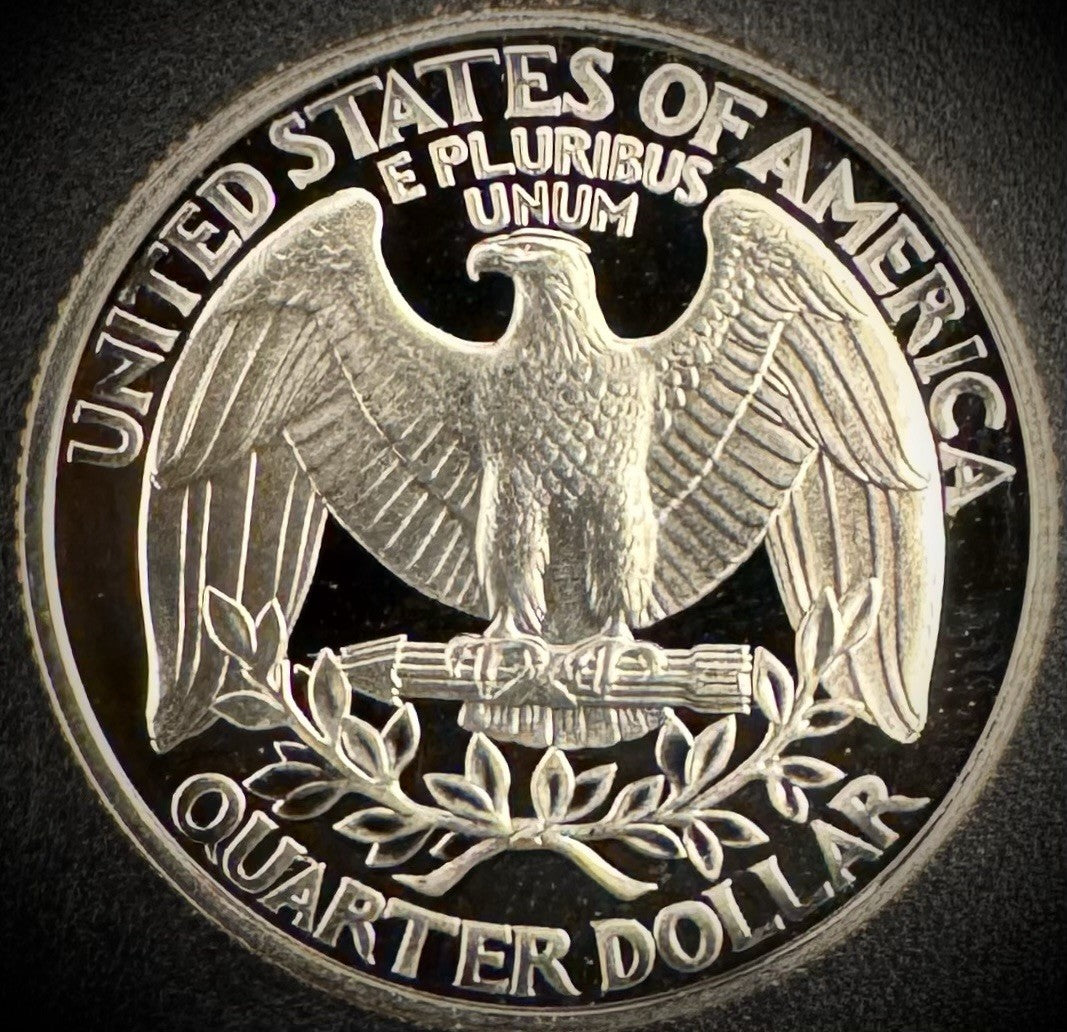 1993-S Washington Quarter GEM PROOF Clad DEEP ULTRA CAMEO Coin1