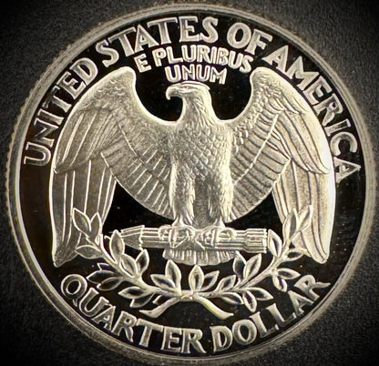 1993-S Washington Quarter GEM PROOF Clad DEEP ULTRA CAMEO Coin1