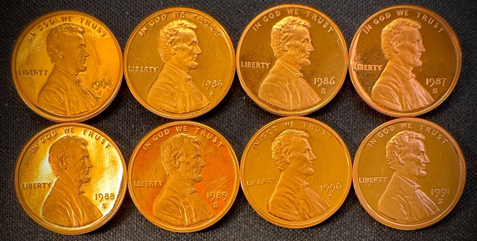 1968-2009-S PROOF Lincoln Memorial & Bicentennial Cent 45 Coin Set5