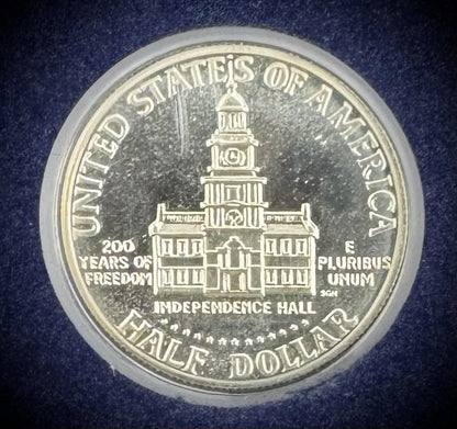 1776-1976 S US Bicentennial 3 Coin 40% Silver PROOF Set w Original Package & COA7