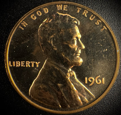 1961 Lincoln Memorial Cent PROOF Coin0