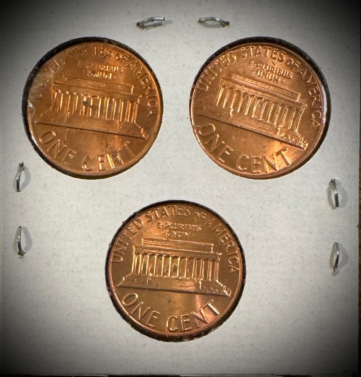 1982 Lincoln Memorial Cent P D Uncirculated Small Large Date Copper Zinc 7 Coins2