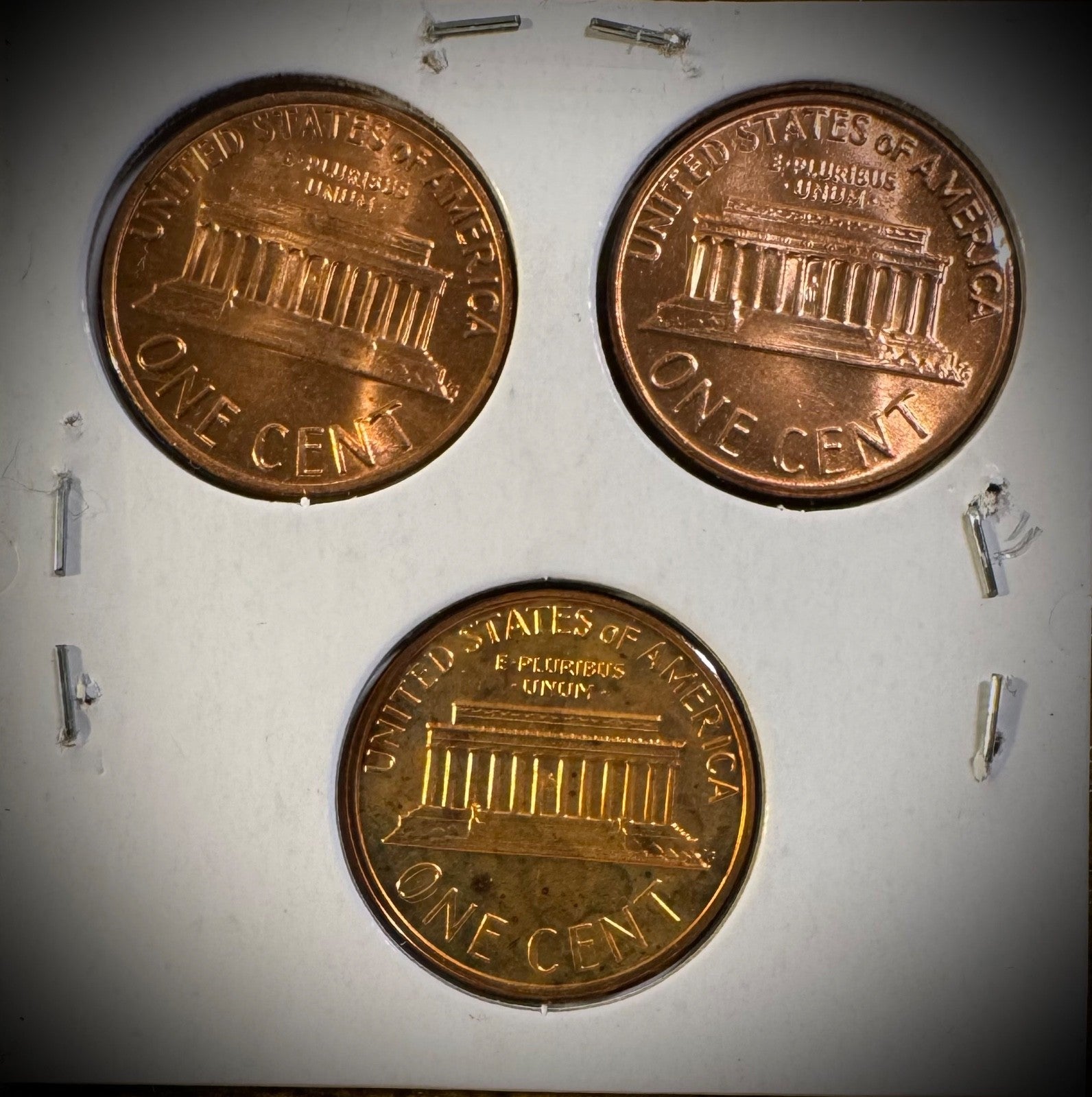 1976 P D S Lincoln Memorial Cent UNCIRCULATED + PROOF 3 Coin Lot US Bicentennial1