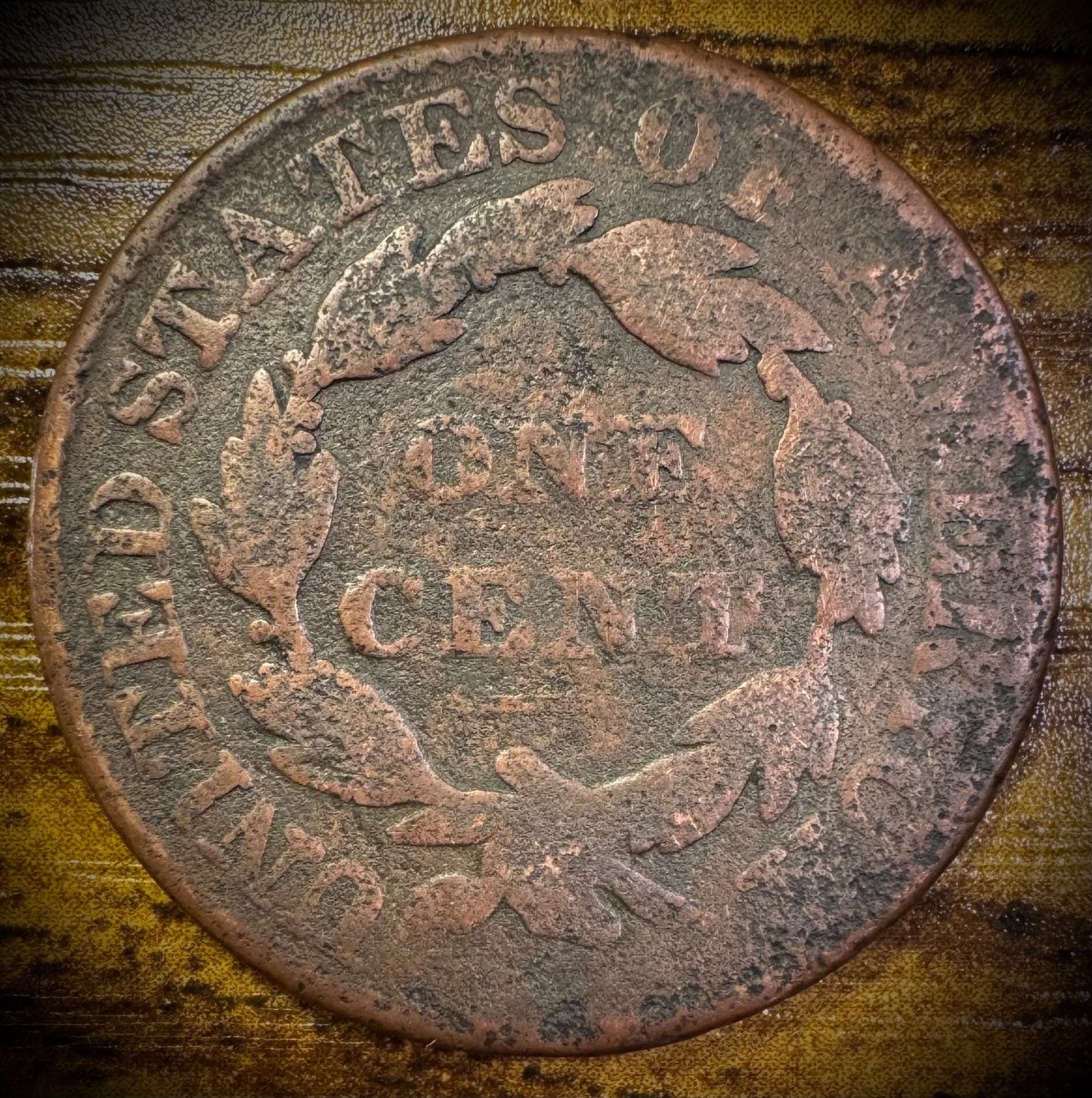 1827 Large Cent Coronet Head Matron Style1