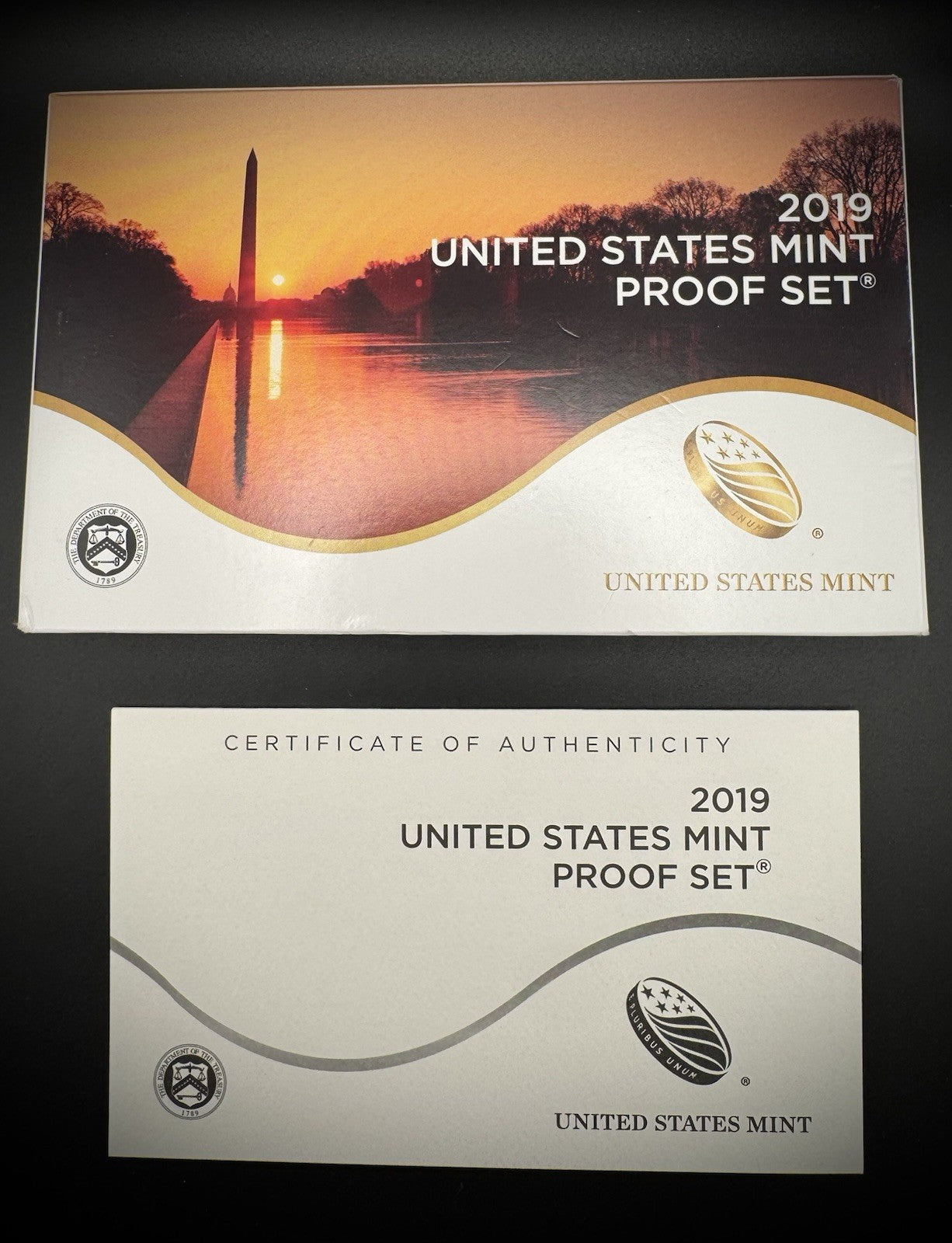 2019-S ATB Quarter GEM PROOF Clad 5 Coin Set w 2019 US Mint Box COA2