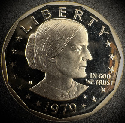 1979 1980 1981 S Susan B Anthony Gem PROOF Dollar Coin Set Of 3 Coins2