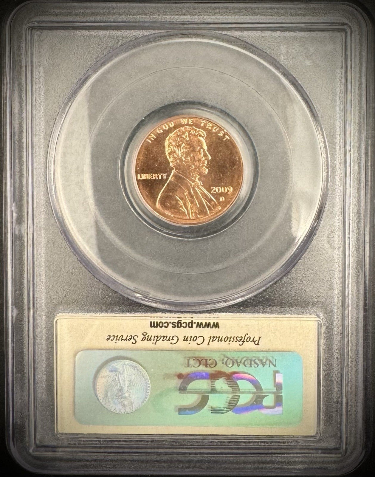 2009-D Lincoln Cent PCGS Luncheon January 8, 2010 Indiana Formative Years SAMPLE1