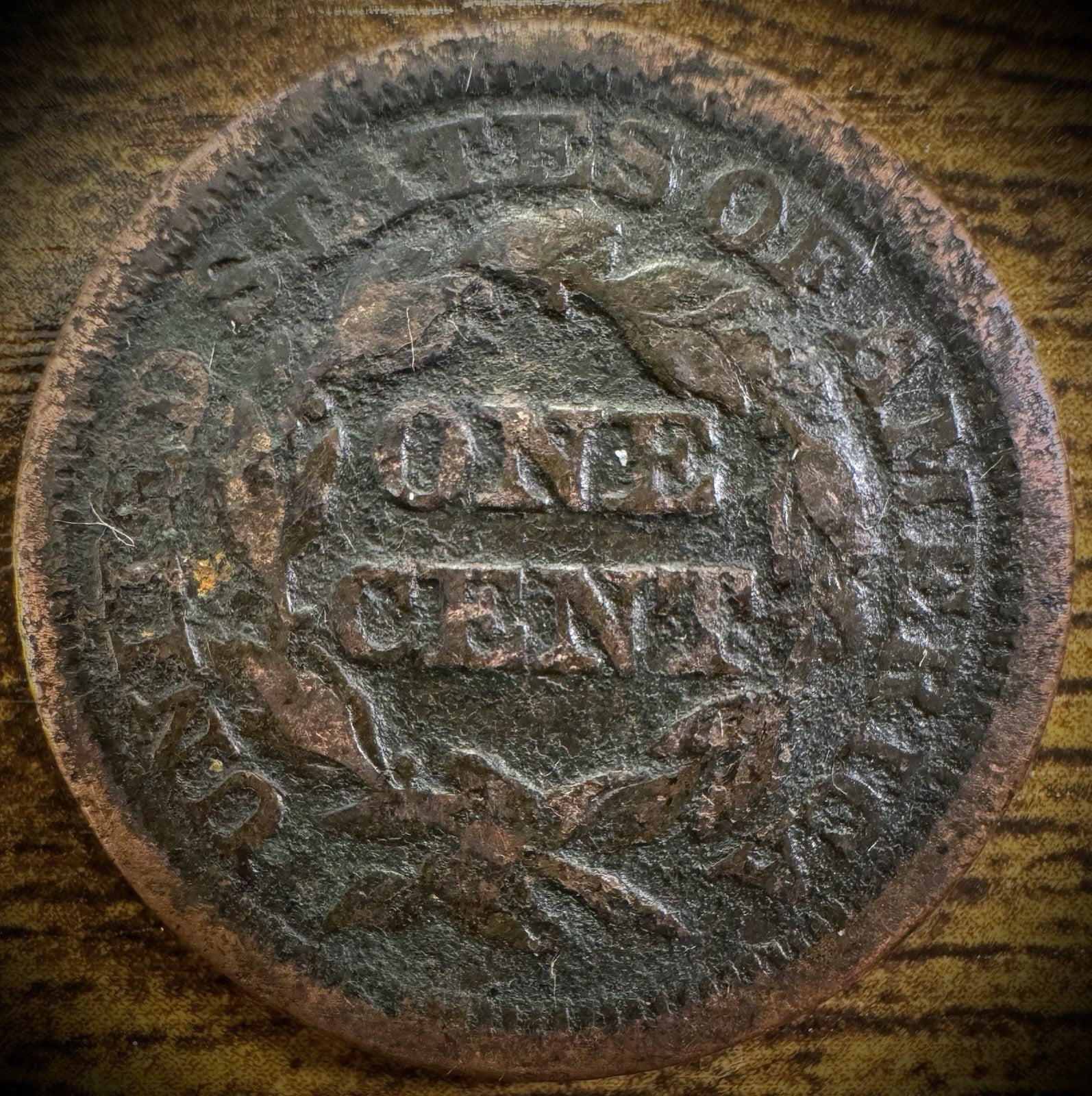 1847 Large Cent Coronet Head Braided Hair Style1