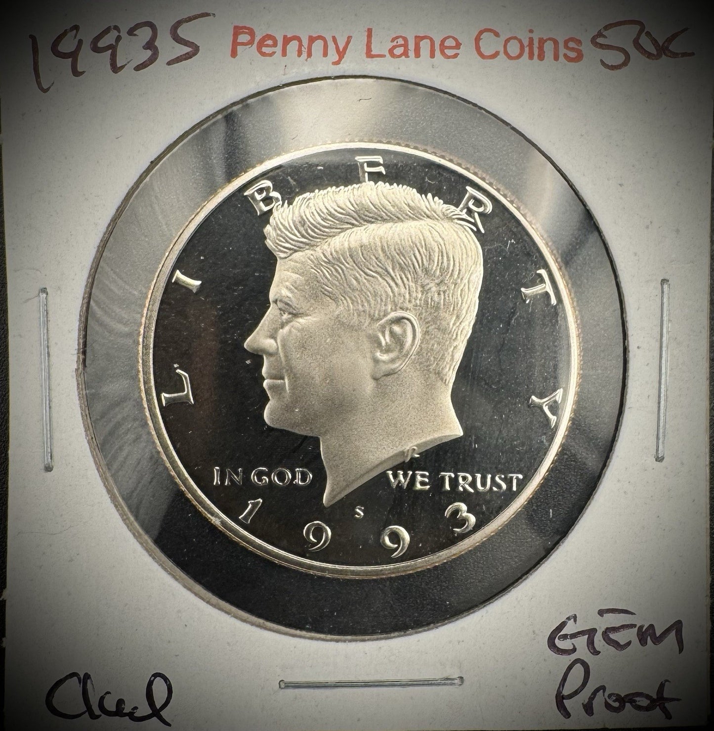 1990-1999 S Kennedy Half Dollar GEM PROOF DEEP ULTRA CAMEO Set Lot Of 10 Coins8