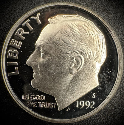 1994-S GEM PROOF Roosevelt Dime 10C SILVER DEEP ULTRA CAMEO Coin4