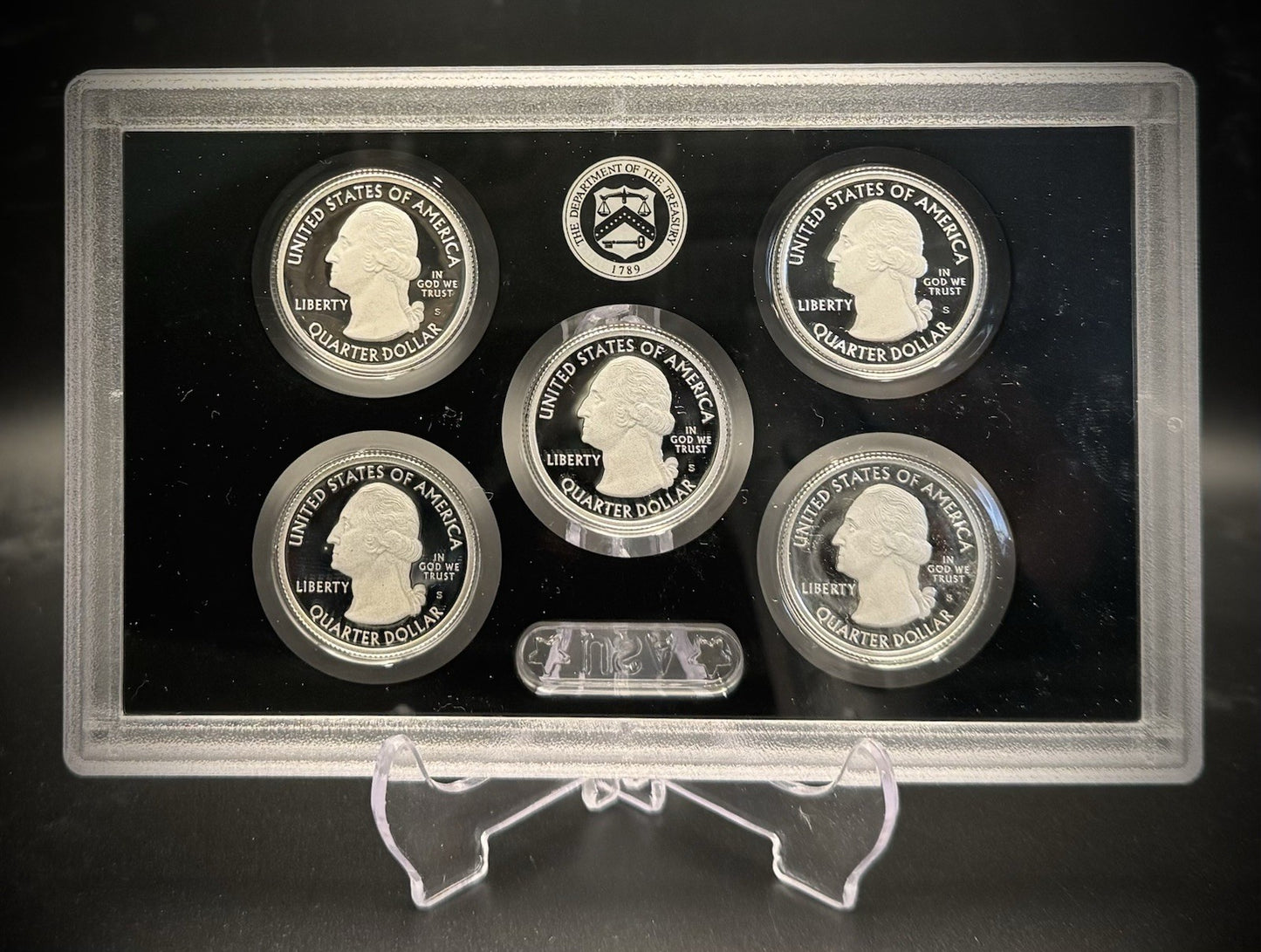 2020-S .999 SILVER America the Beautiful Quarter Set w 2020 US MINT Box COA0