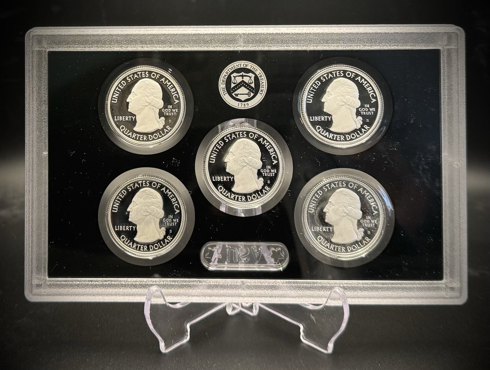 2020-S .999 SILVER America the Beautiful Quarter Set w 2020 US MINT Box COA0