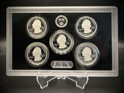 2020-S .999 SILVER America the Beautiful Quarter Set w 2020 US MINT Box COA0