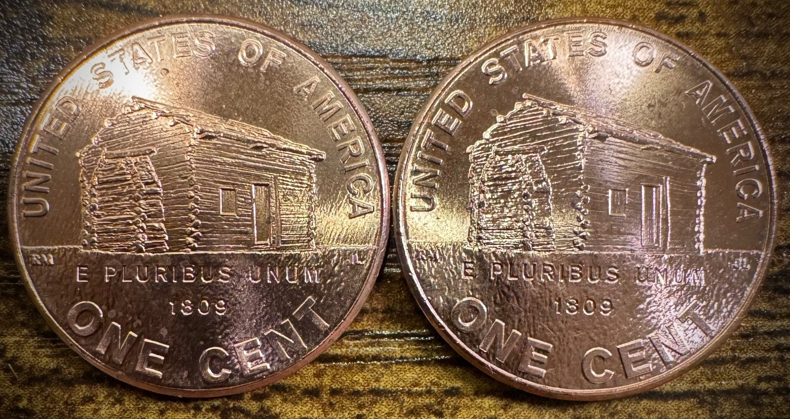 2009 Lincoln Cent Birthplace LP1 P D Uncirculated BU 2 Coins From US Mint Rolls0