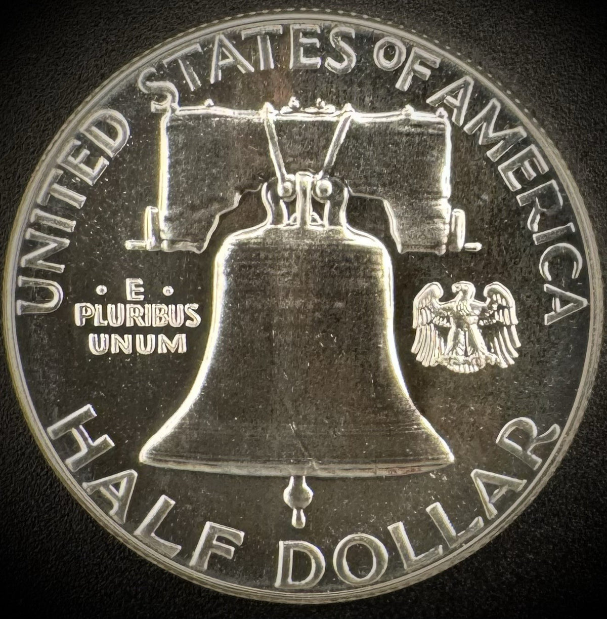 1961 Franklin 90% Silver Half Dollar PROOF Coin From US Mint Proof Set .900 Fine1