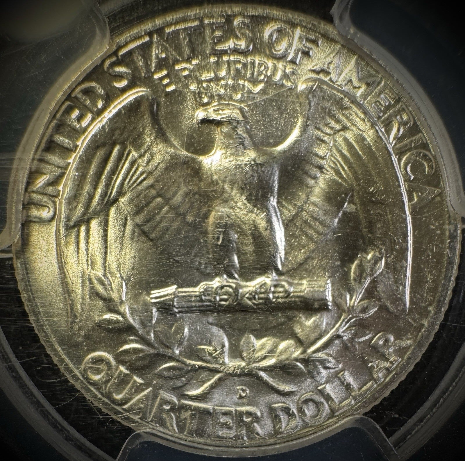 1961 D Silver Washington Quarter PCGS MS66 BLAST WHITE3