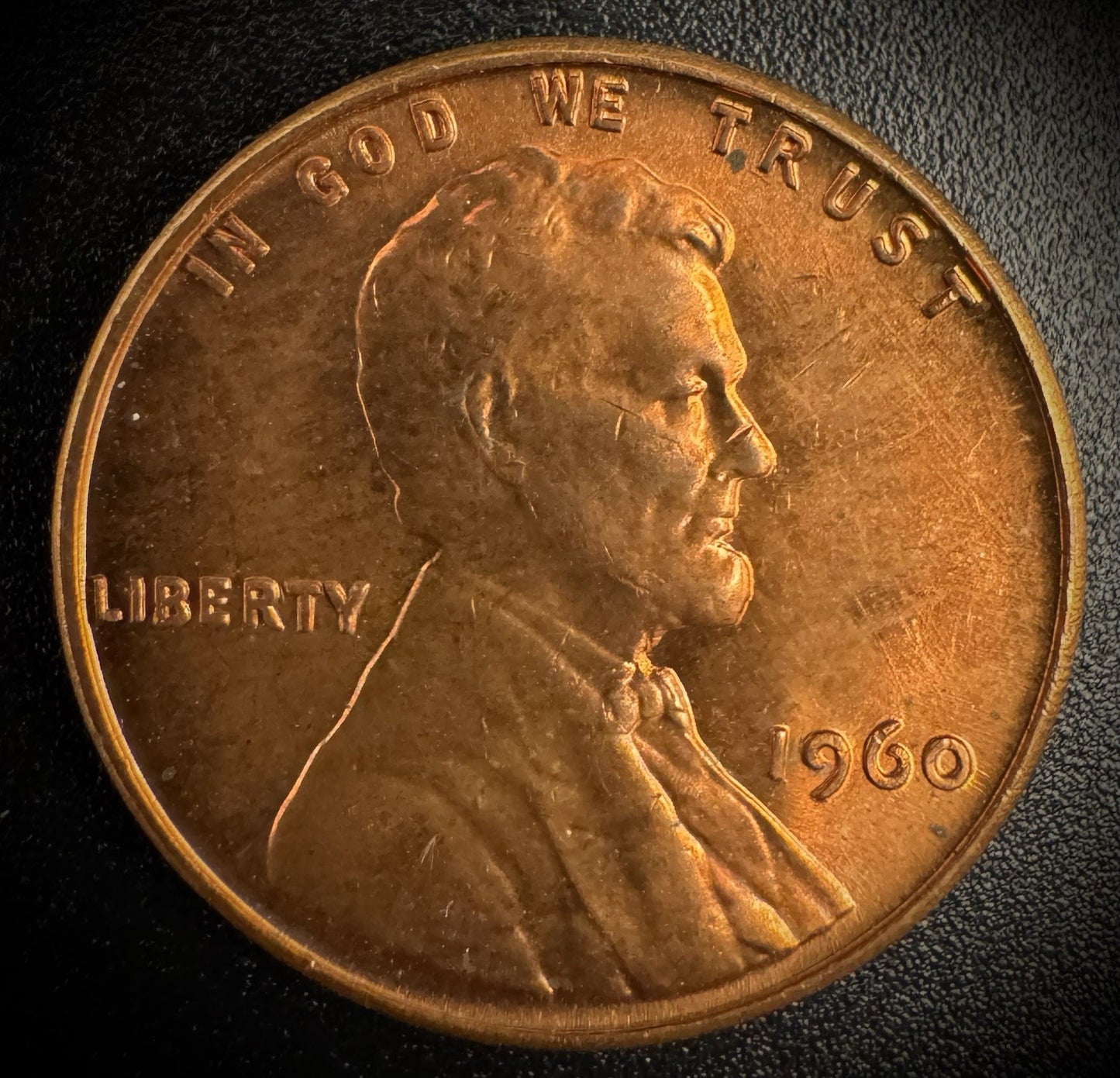 1960-P SMALL DATE Lincoln Memorial Cent Penny RED LUSTROUS GEM #40