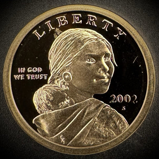 2002-S Sacagawea Dollar PROOF DEEP ULTRA CAMEO Coin0