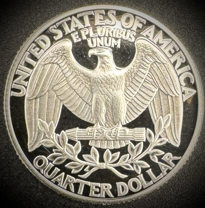 1992-S GEM PROOF Washington Quarter 25C SILVER DEEP ULTRA CAMEO Coin1