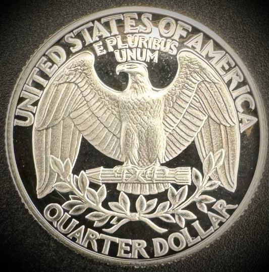 1992-S GEM PROOF Washington Quarter 25C SILVER DEEP ULTRA CAMEO Coin1
