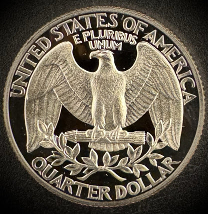 1989-S Washington Quarter PROOF Clad DEEP ULTRA CAMEO Coin1