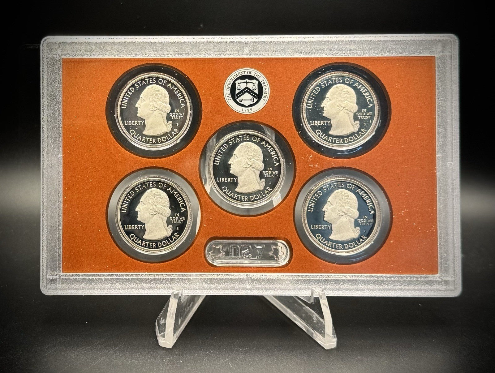 2020-S American Women Quarter GEM PROOF Clad 5 Coin Set w 2020 US MINT Box COA1