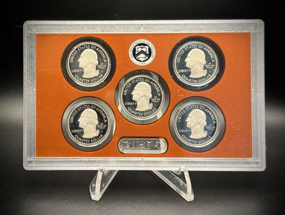 2020-S American Women Quarter GEM PROOF Clad 5 Coin Set w 2020 US MINT Box COA1