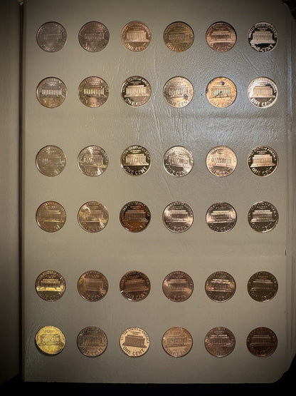 1909-2025 PDS Lincoln Cent PENNY Near COMPLETE Set 344 Coins KEYS PROOFS DANSCO16