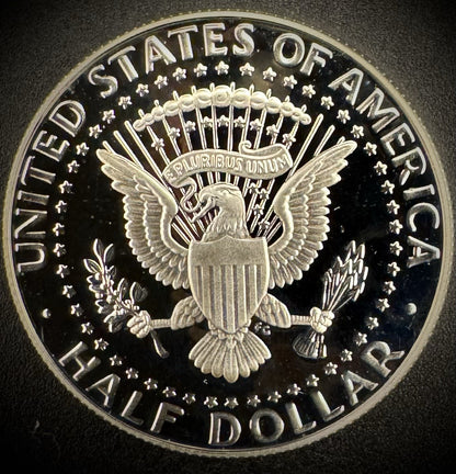 2001-S GEM PROOF Kennedy Half Dollar 90% SILVER 50C DEEP ULTRA CAMEO1