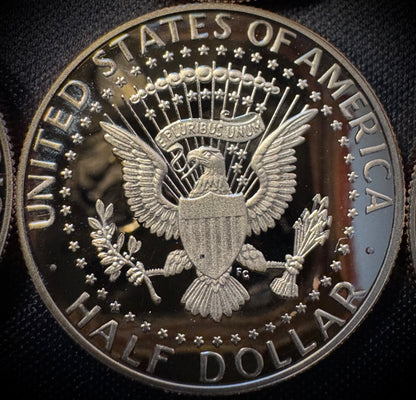 2017-2025 S Kennedy Half Dollar PROOF SET 9 Coins GEM DEEP CAMEO Fresh From Mint19