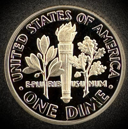 2003-S GEM PROOF Roosevelt Dime 10C Clad DEEP CAMEO Coin1