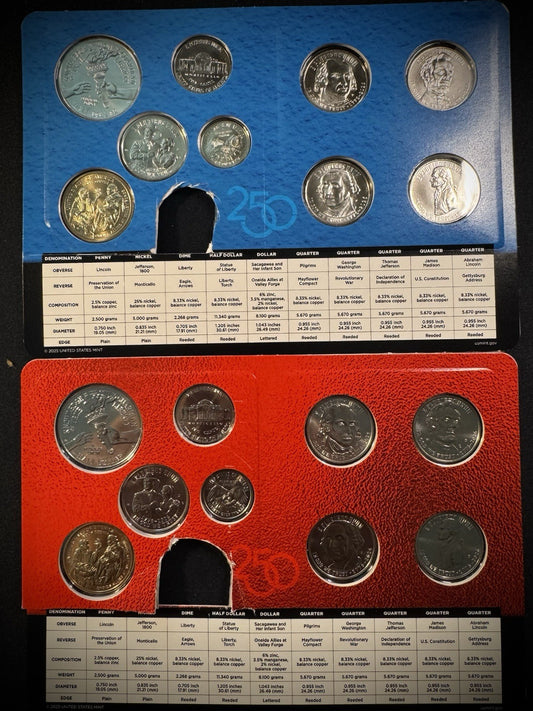 2026 US Mint Uncirculated 18 Coin Set P & D Philadelphia & Denver NO PENNY1