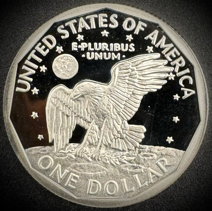 1981-S Susan B Anthony GEM Proof One Dollar Type 2 DEEP ULTRA CAMEO1