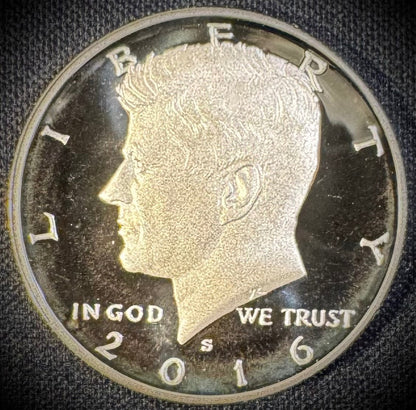 2016-S 90% SILVER PROOF Kennedy Half Dollar 50C .900 Fine2