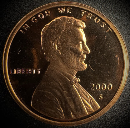 2000-S Lincoln Memorial Cent PROOF Coin Penny0
