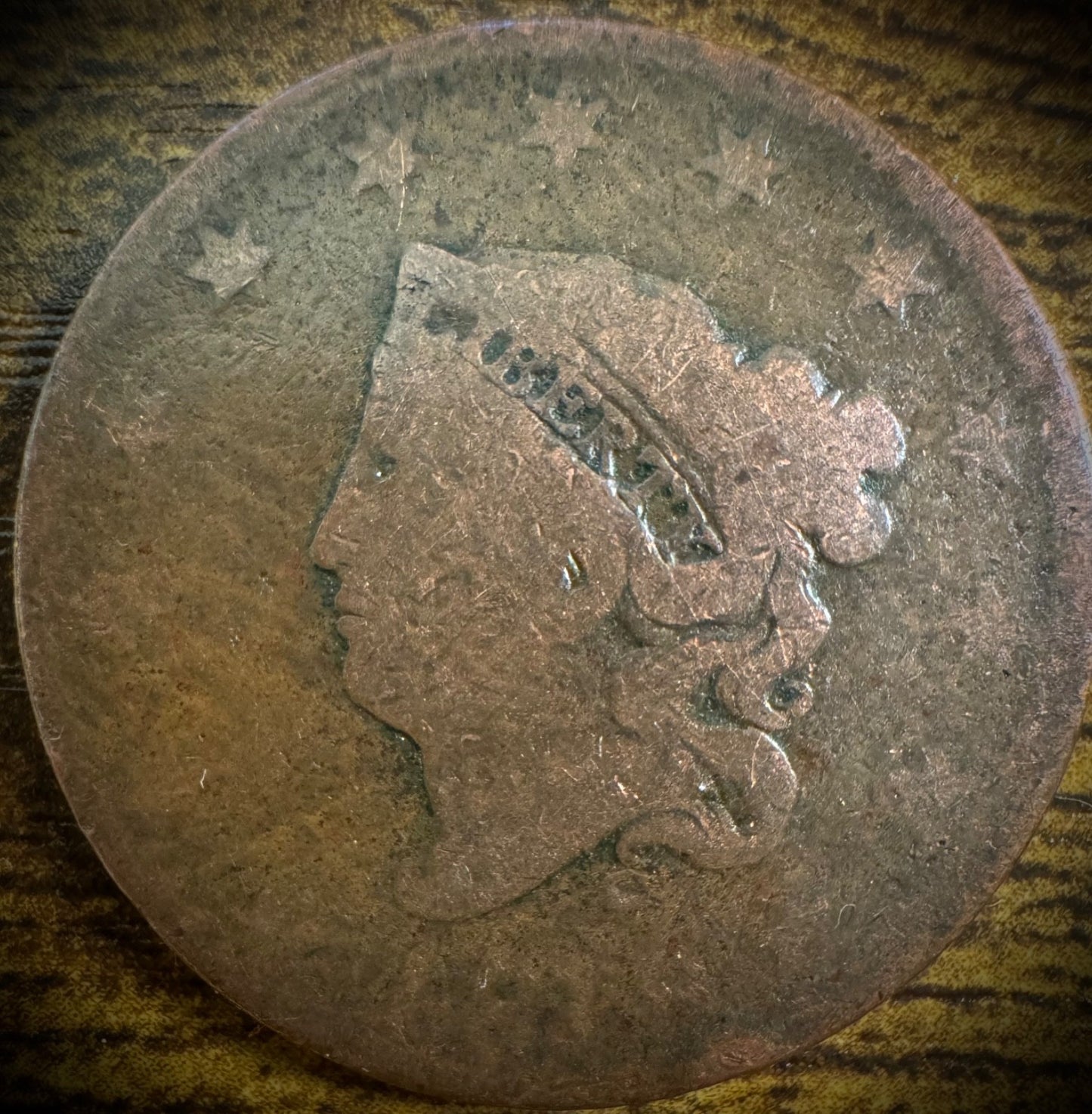 1818 Large Cent Coronet Head Matron Style #20