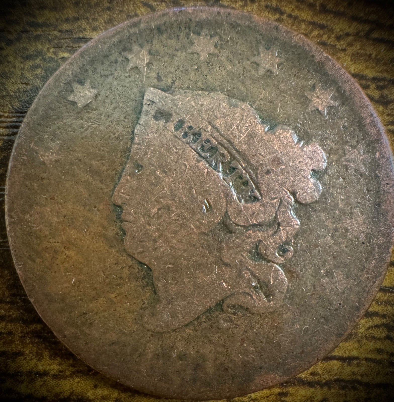 1818 Large Cent Coronet Head Matron Style #20