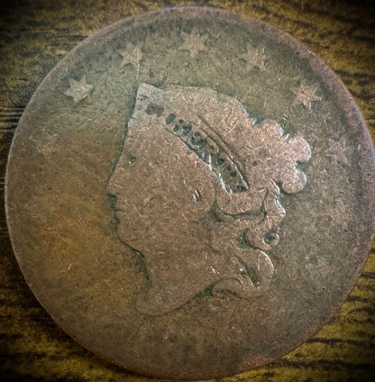 1818 Large Cent Coronet Head Matron Style #20