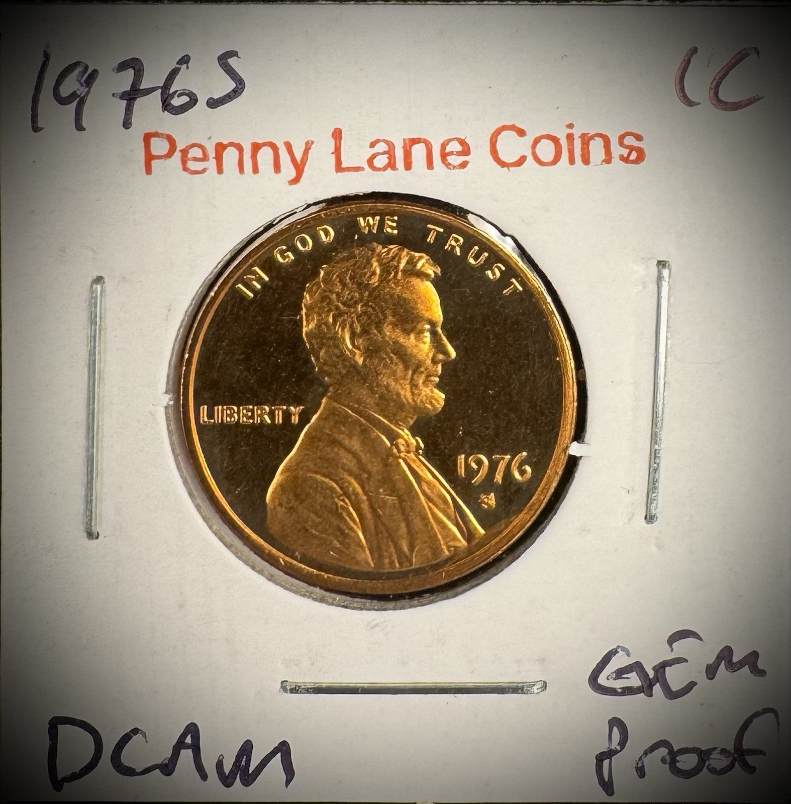 1975 1976 1977 1978 1979 S Type 1 & 2 Lincoln Memorial Gem PROOF Cent 6 Coin Set4